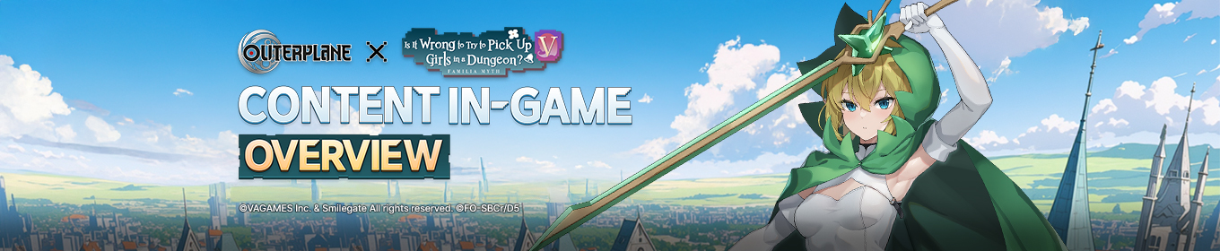OUTERPLANE X DanMachi V In-game Event