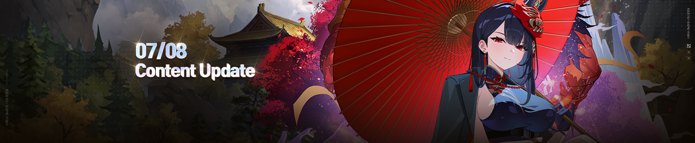 07/08(Wed) Update Notice