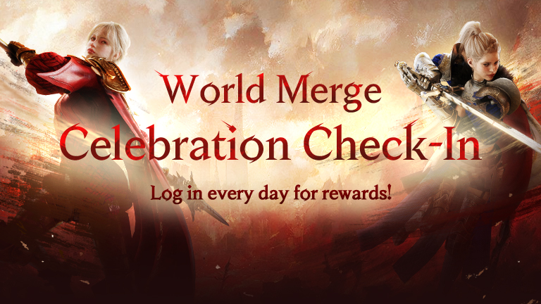 World Merge Celebration Check-In Event