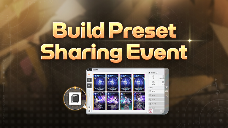 Build Preset Sharing Event