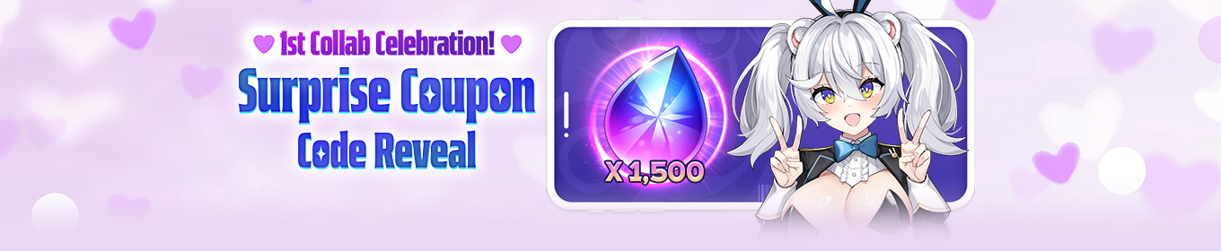 1st Collab Celebration! Surprise Coupon Code