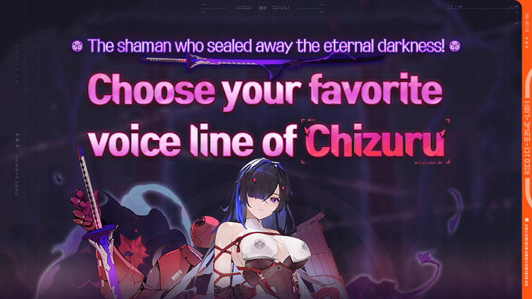 Select your favorite voice line for Chizuru! Event