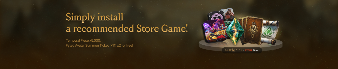 Simply install a recommended Store Game!