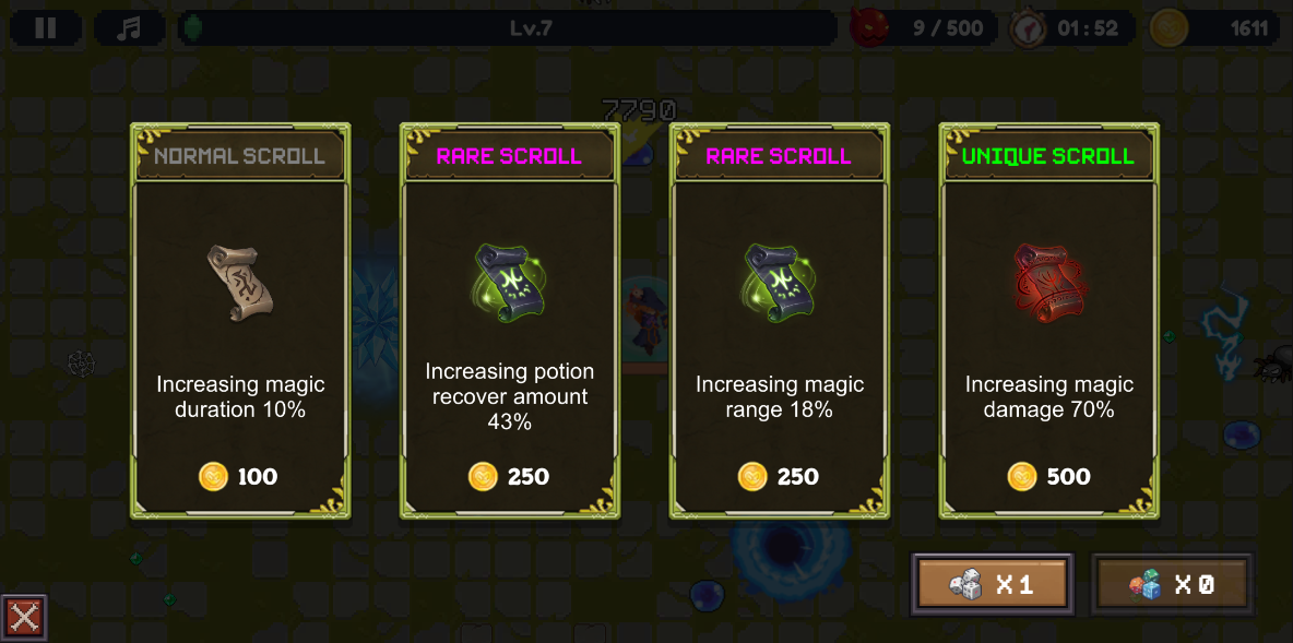 Scroll Survival | STOVE Store