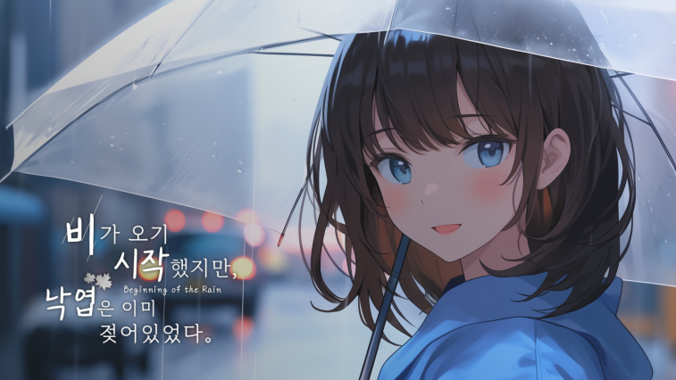 비가 오기 시작했지만, 낙엽은 이미 젖어있었다 | STOVE Store
