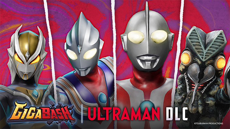 GigaBash - Ultraman 4 Characters Pack