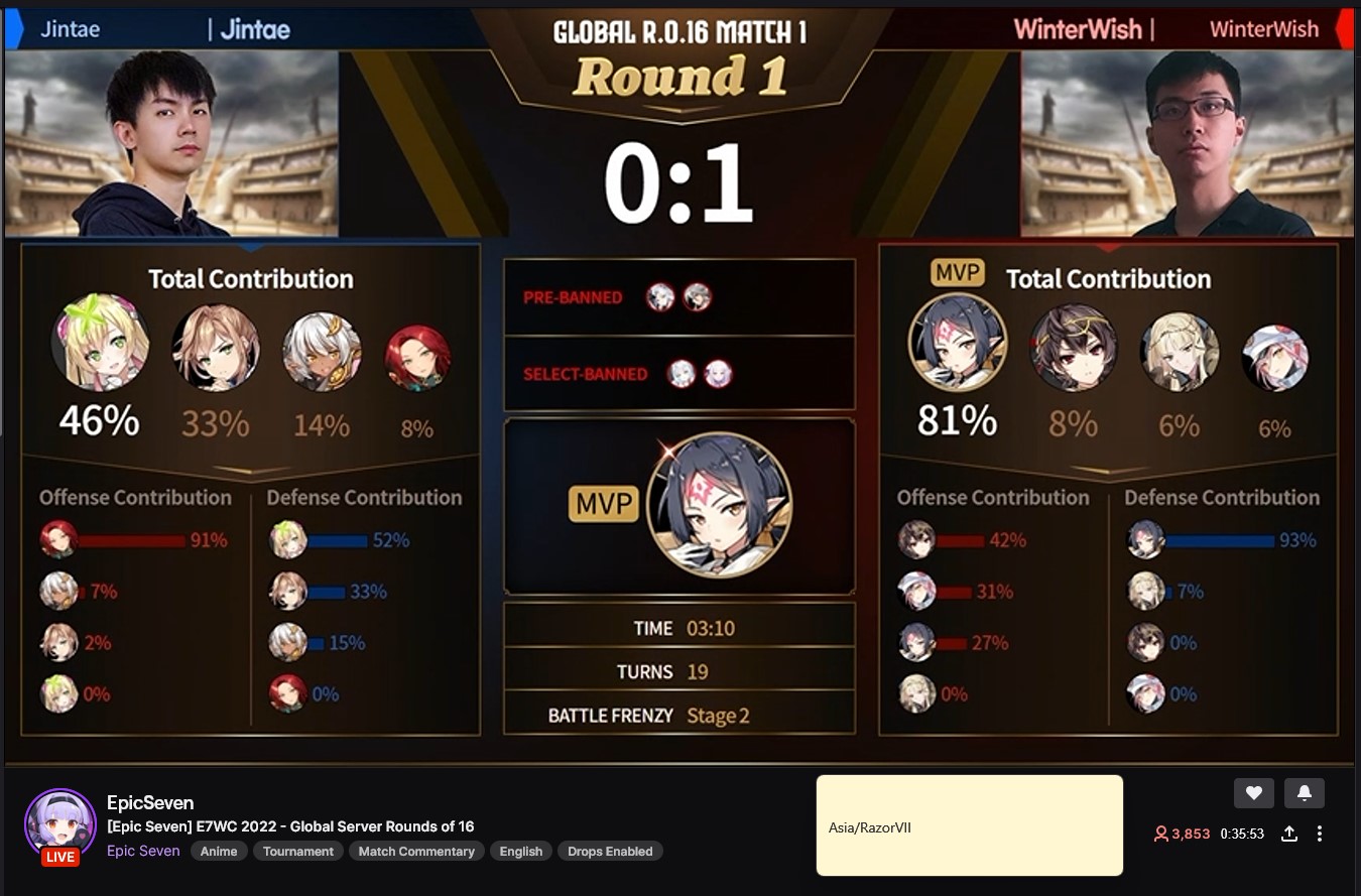 Asia/RazorVII #EpicSeven #E7WC_2022 #E7WC_ViewingEvent