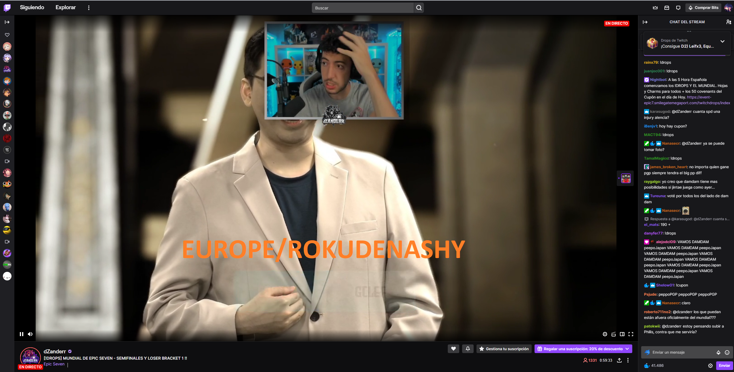 [Europe / Rokudenashy] [Prueba de vista de E7WC]