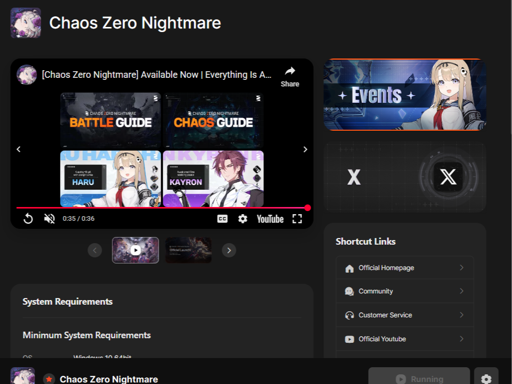 Game not run after click on Play button @Launcher [PC]