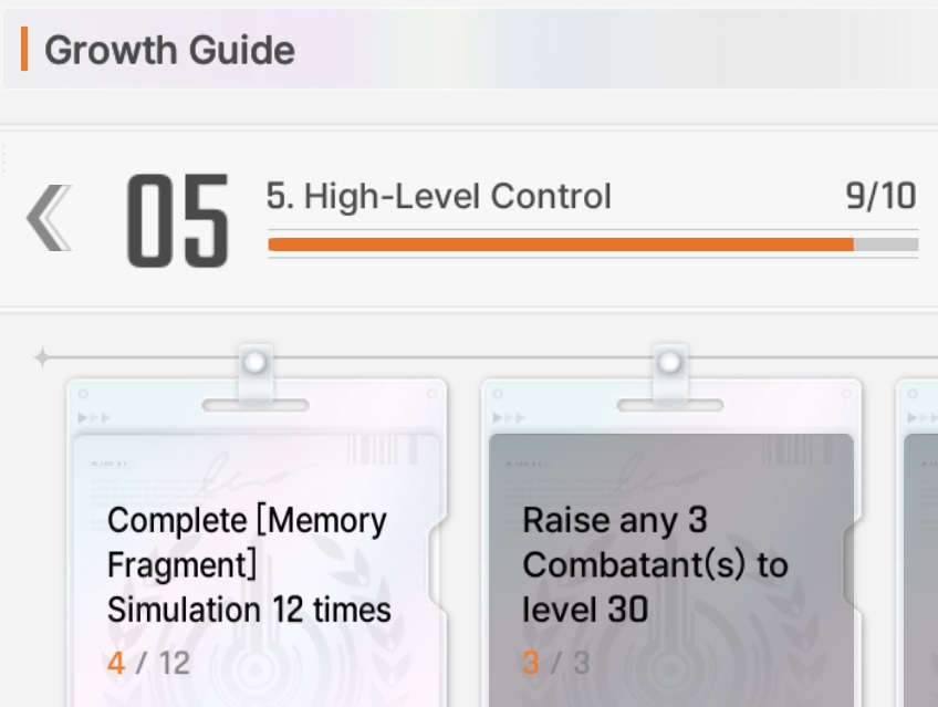 Change Growth Guide 05: 12 [memory fragment] simulations task