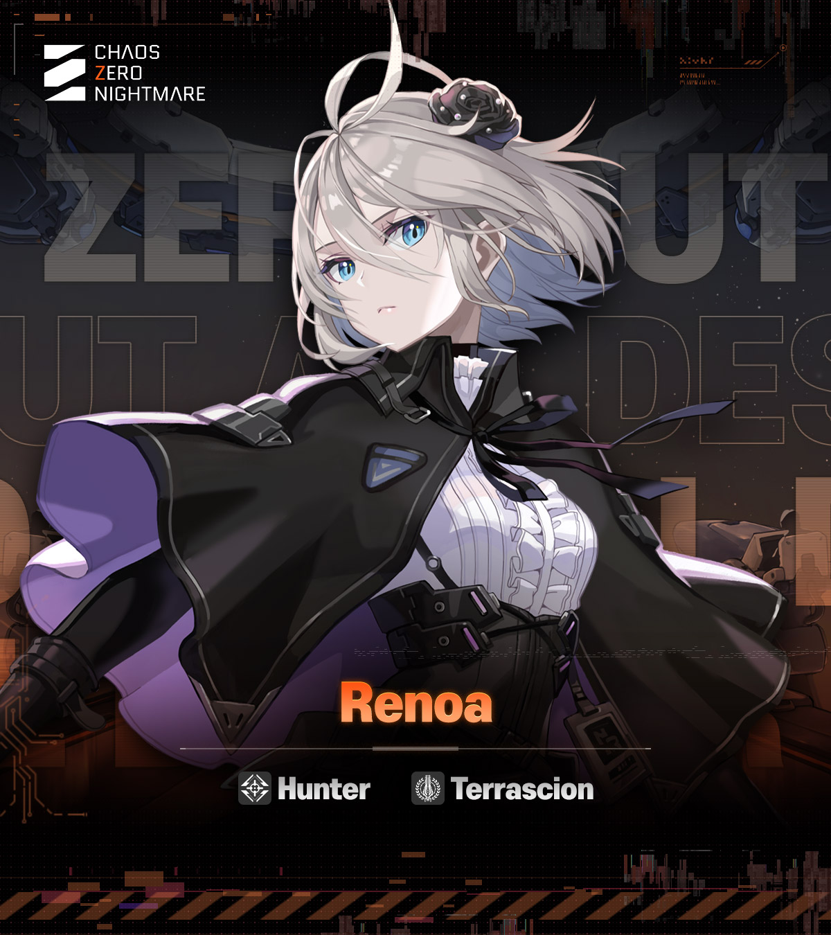 ◤Renoa, an elite agent who remains coldly objective in every