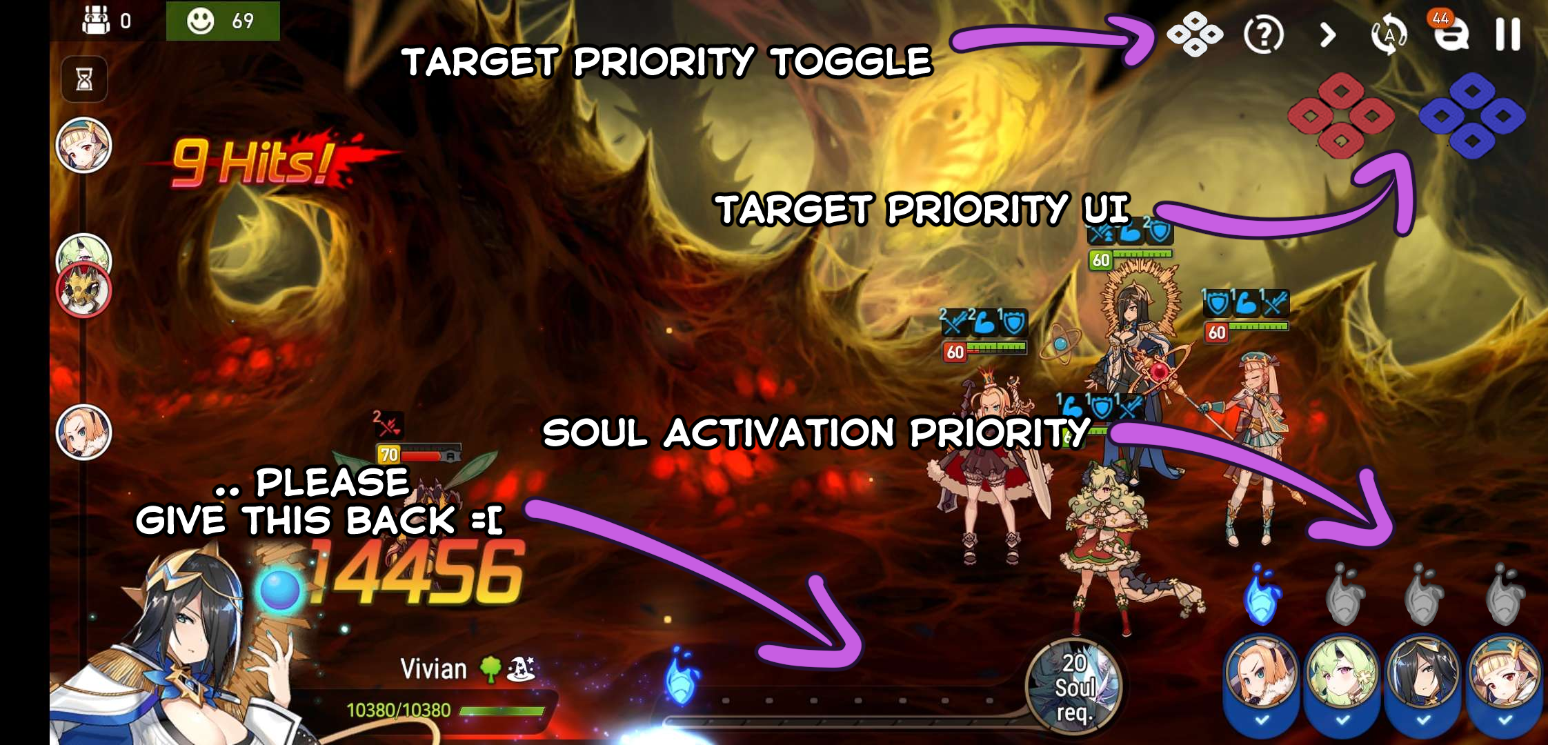 [Suggestion] Soul & Target Priority