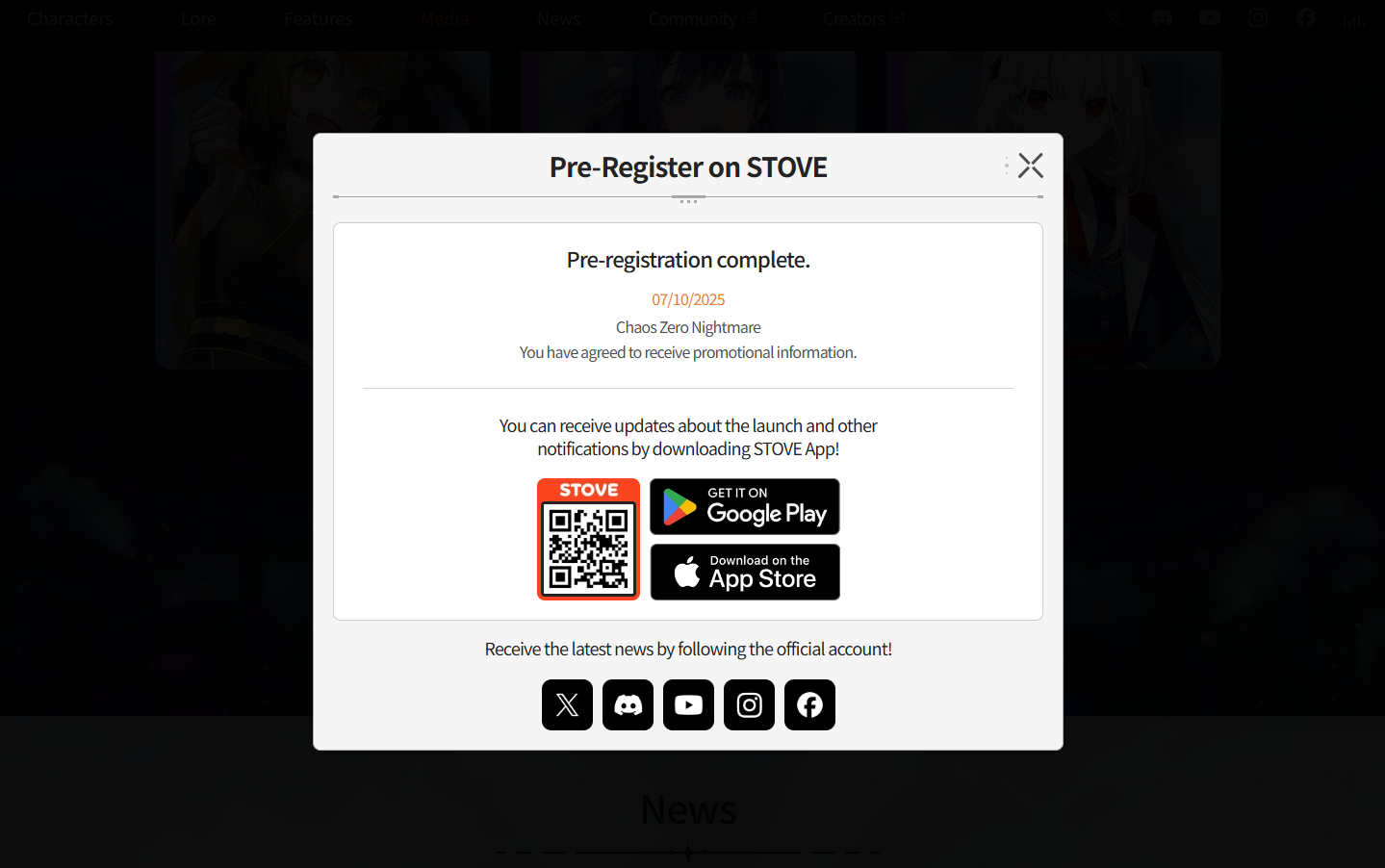 [Pre-Registration Screenshot Event]