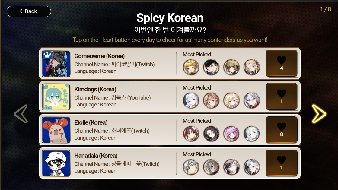 2022 Global Creator Invitational Season 2 Match Pick'em Event