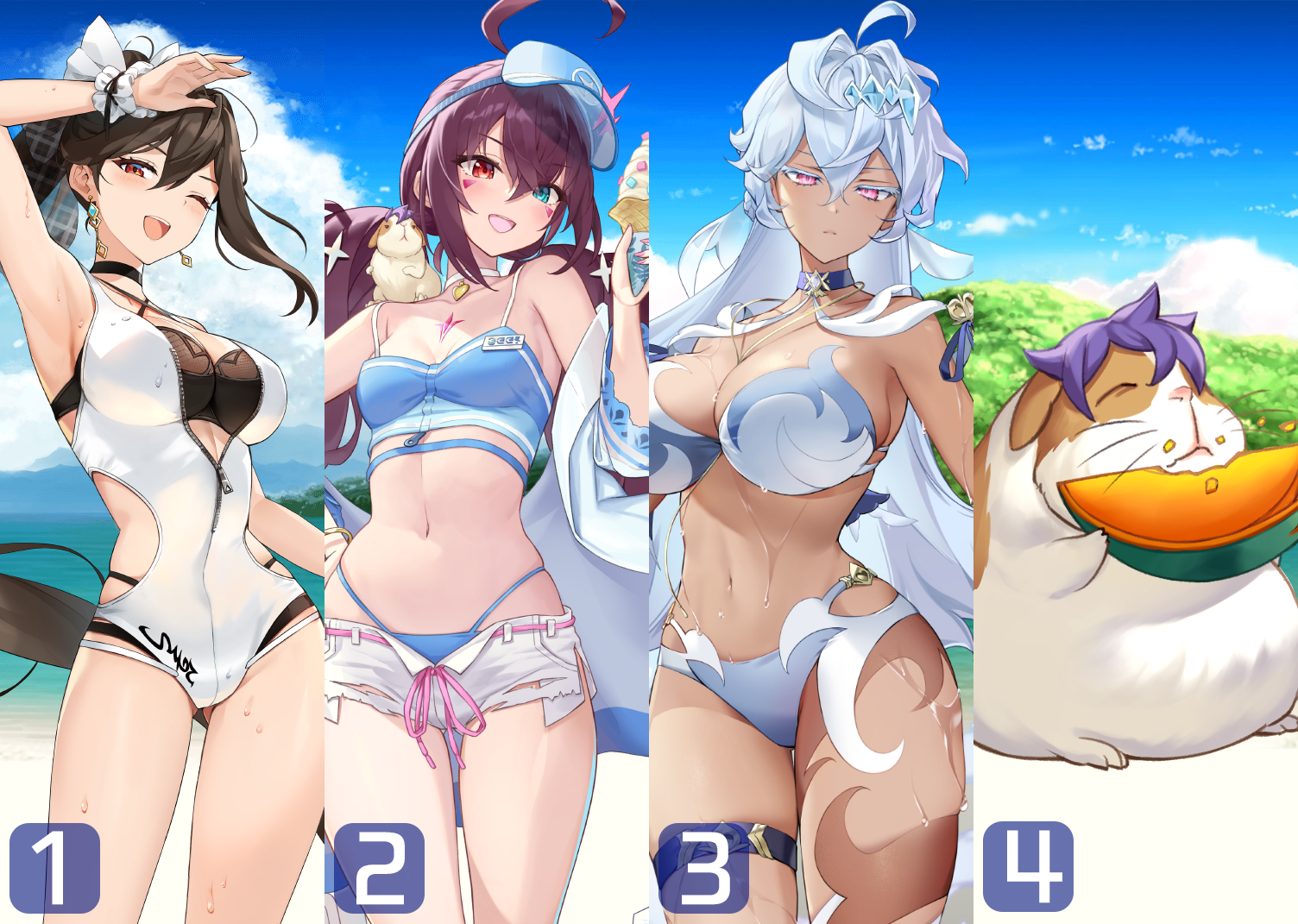 新規水着英雄全員集合！あなたのイチオシは？
