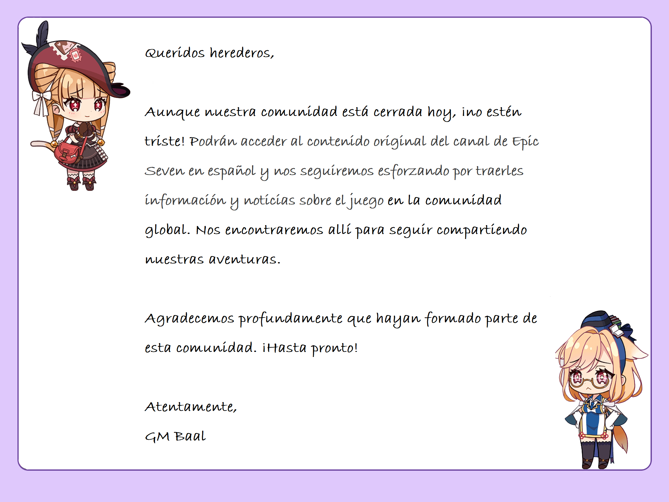 Integración de comunidades oficiales de Epic Seven en STOVE