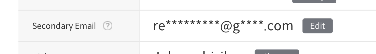 how to change my email account on my CF