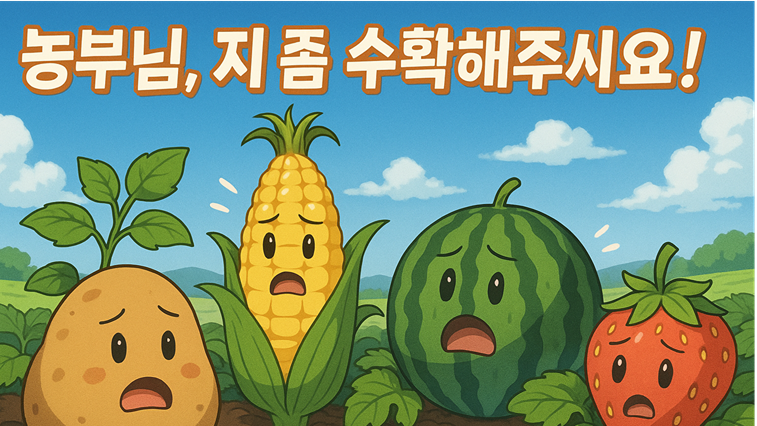 농부님! 저 좀 수확해주세요!